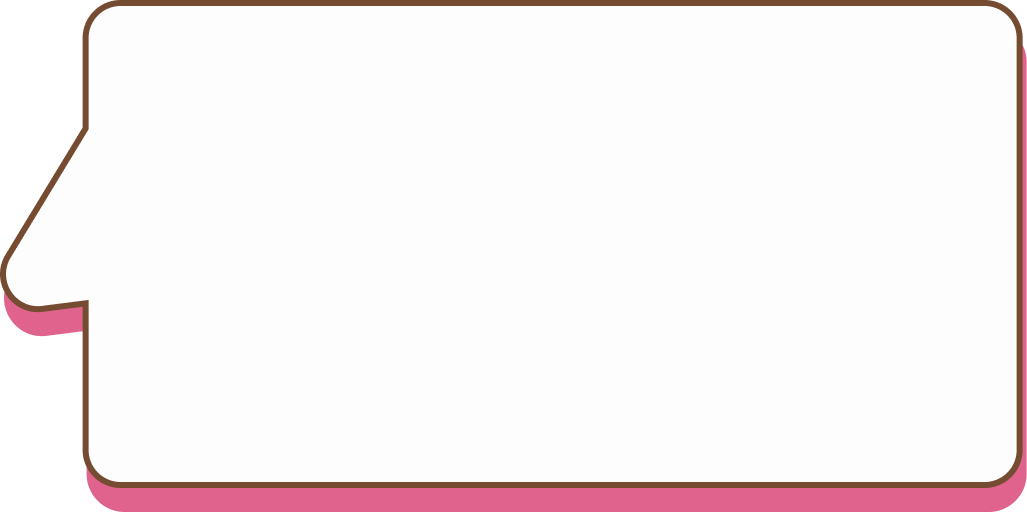ななが話している吹き出し